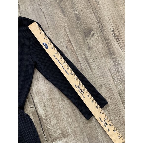 ASOS Black Fit and Flare Dress with Pebble Texture Size 0 - Picture 8 of 10